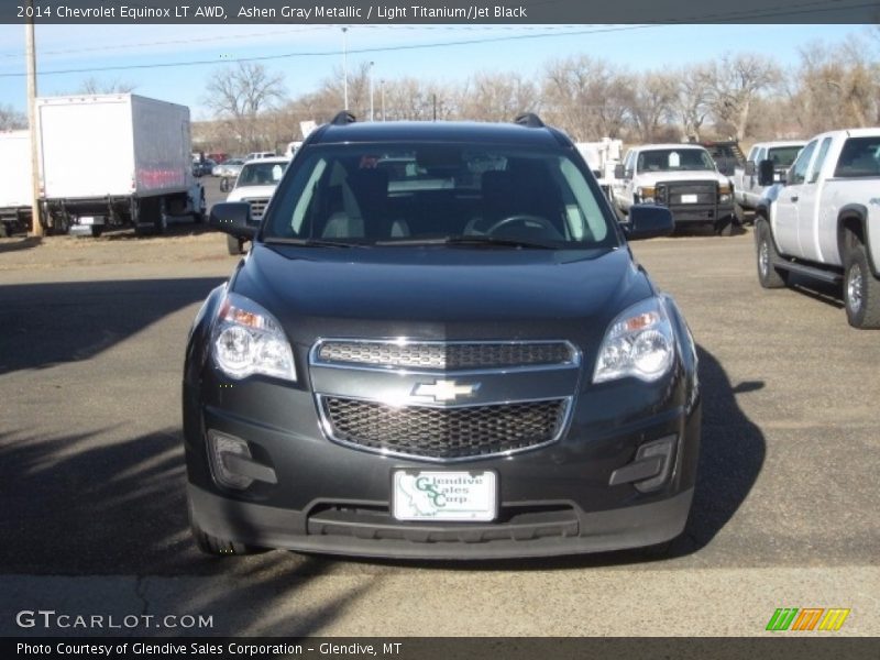 Ashen Gray Metallic / Light Titanium/Jet Black 2014 Chevrolet Equinox LT AWD