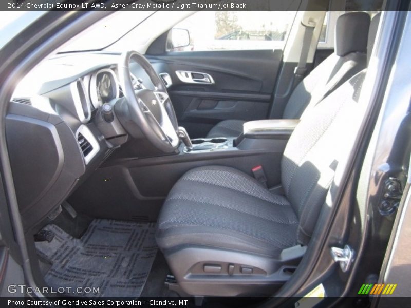 Ashen Gray Metallic / Light Titanium/Jet Black 2014 Chevrolet Equinox LT AWD