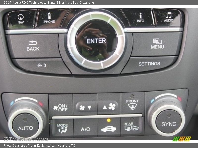 Lunar Silver Metallic / Graystone 2017 Acura RDX Technology