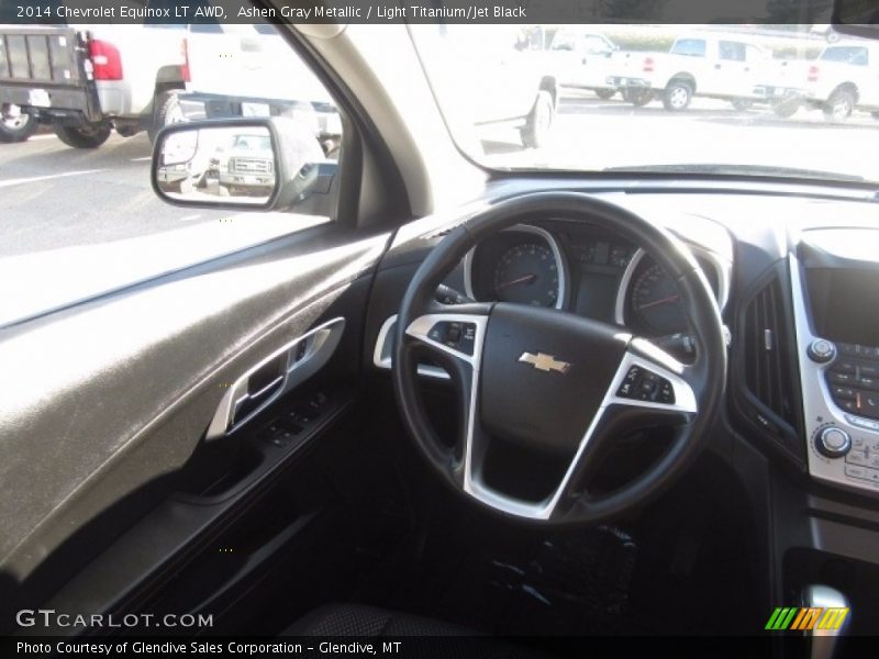 Ashen Gray Metallic / Light Titanium/Jet Black 2014 Chevrolet Equinox LT AWD
