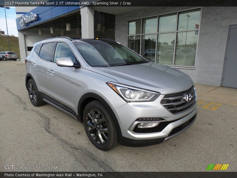 Front 3/4 View of 2017 Santa Fe Sport 2.0T Ulitimate AWD