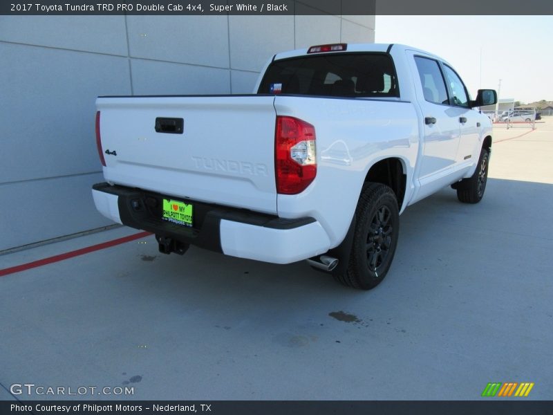 Super White / Black 2017 Toyota Tundra TRD PRO Double Cab 4x4