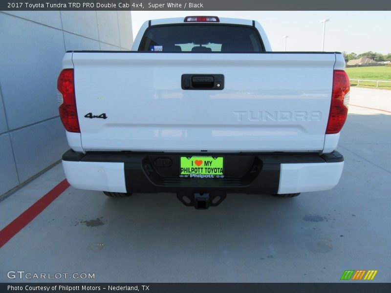 Super White / Black 2017 Toyota Tundra TRD PRO Double Cab 4x4