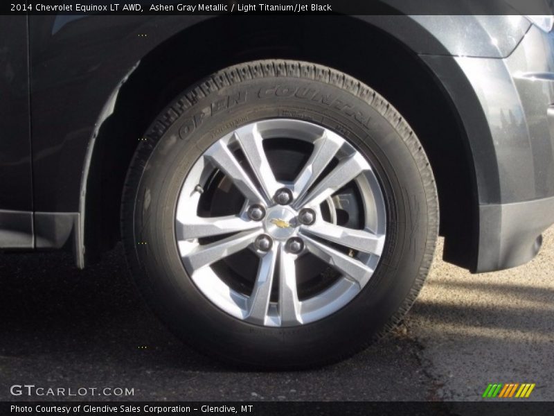 Ashen Gray Metallic / Light Titanium/Jet Black 2014 Chevrolet Equinox LT AWD