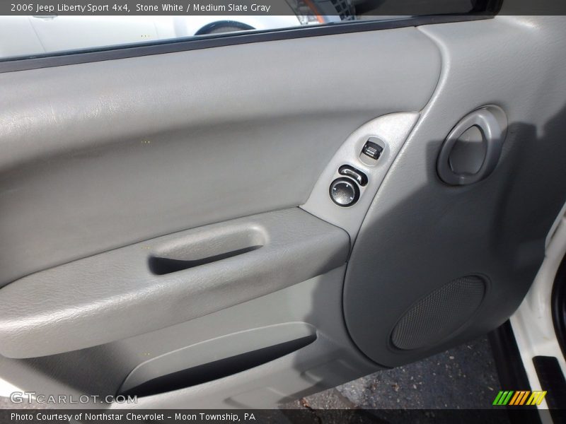 Stone White / Medium Slate Gray 2006 Jeep Liberty Sport 4x4