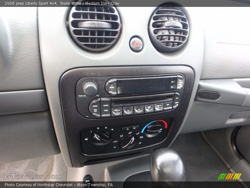 Stone White / Medium Slate Gray 2006 Jeep Liberty Sport 4x4