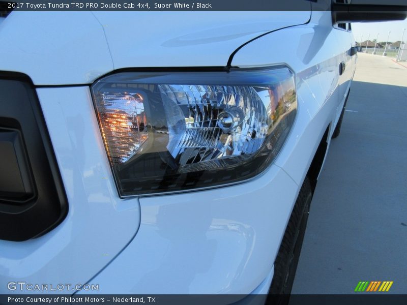 Super White / Black 2017 Toyota Tundra TRD PRO Double Cab 4x4