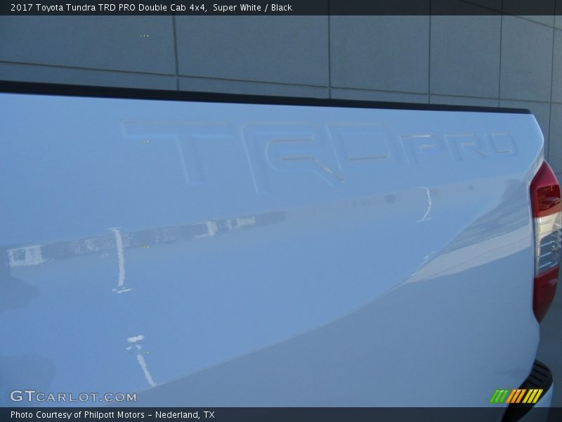 Super White / Black 2017 Toyota Tundra TRD PRO Double Cab 4x4