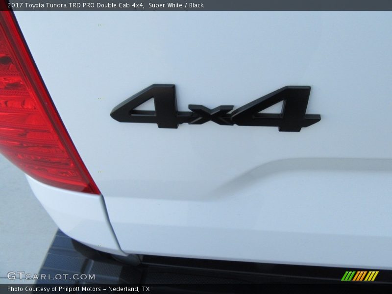 Super White / Black 2017 Toyota Tundra TRD PRO Double Cab 4x4