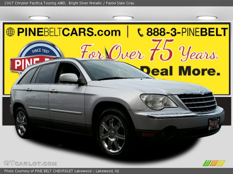 Bright Silver Metallic / Pastel Slate Gray 2007 Chrysler Pacifica Touring AWD