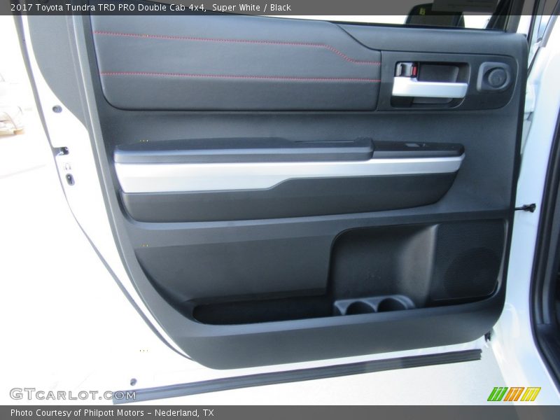Super White / Black 2017 Toyota Tundra TRD PRO Double Cab 4x4