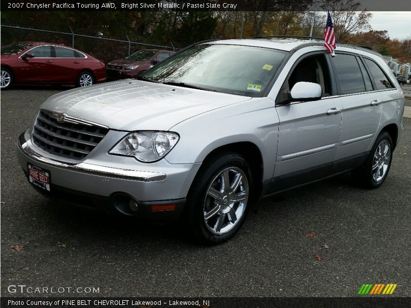 Bright Silver Metallic / Pastel Slate Gray 2007 Chrysler Pacifica Touring AWD