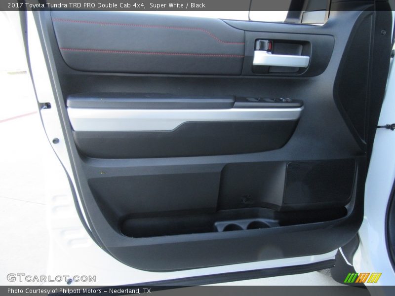 Super White / Black 2017 Toyota Tundra TRD PRO Double Cab 4x4