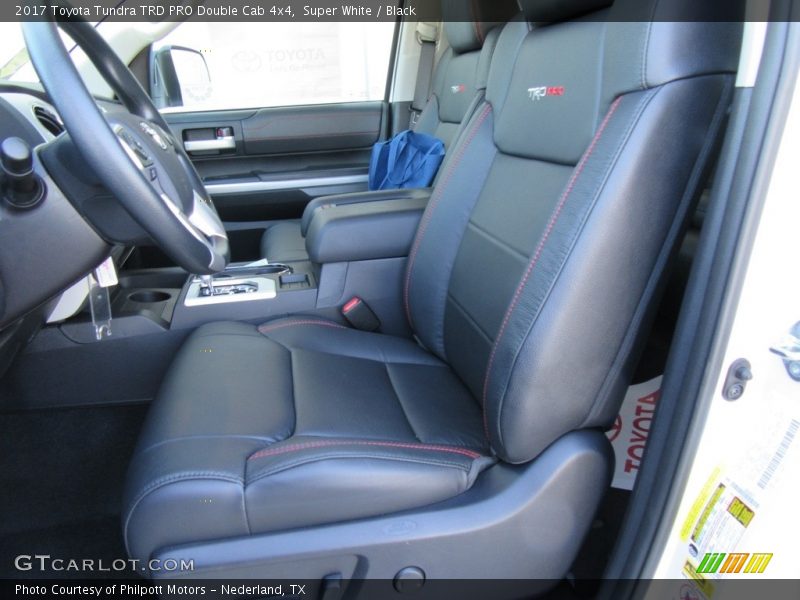 Super White / Black 2017 Toyota Tundra TRD PRO Double Cab 4x4