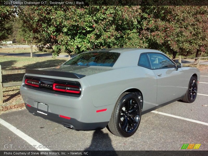 Destroyer Grey / Black 2017 Dodge Challenger SXT