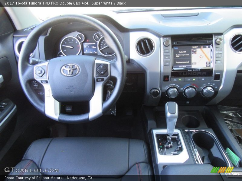 Super White / Black 2017 Toyota Tundra TRD PRO Double Cab 4x4