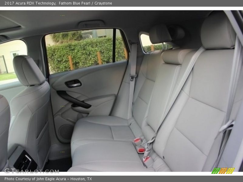 Rear Seat of 2017 RDX Technology