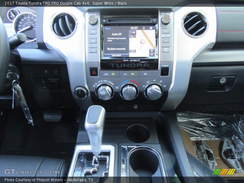 Super White / Black 2017 Toyota Tundra TRD PRO Double Cab 4x4