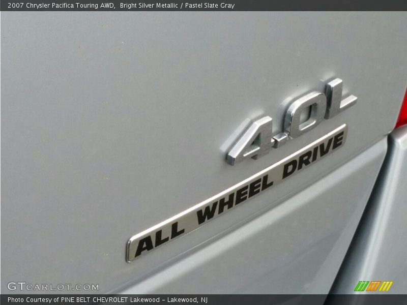 Bright Silver Metallic / Pastel Slate Gray 2007 Chrysler Pacifica Touring AWD