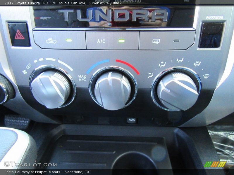 Super White / Black 2017 Toyota Tundra TRD PRO Double Cab 4x4