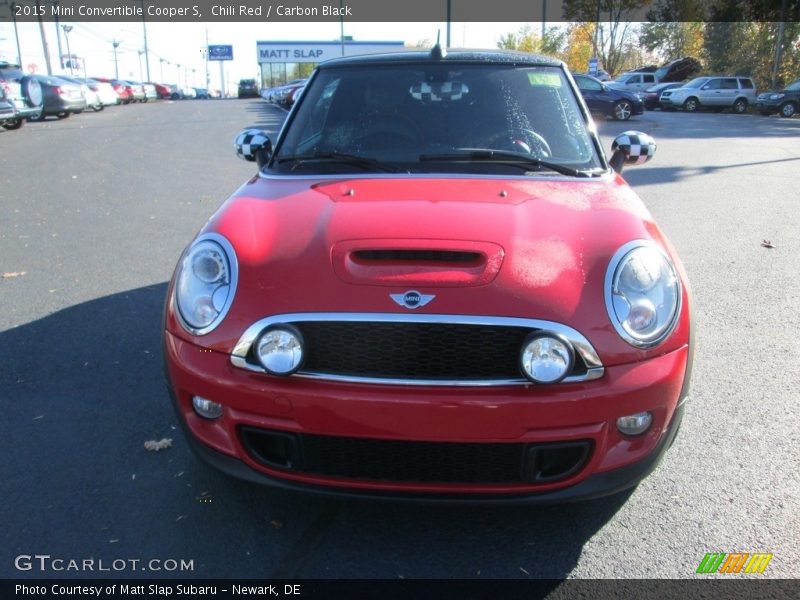 Chili Red / Carbon Black 2015 Mini Convertible Cooper S