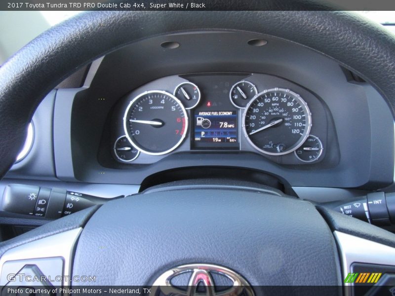 Super White / Black 2017 Toyota Tundra TRD PRO Double Cab 4x4