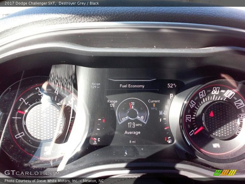 Destroyer Grey / Black 2017 Dodge Challenger SXT
