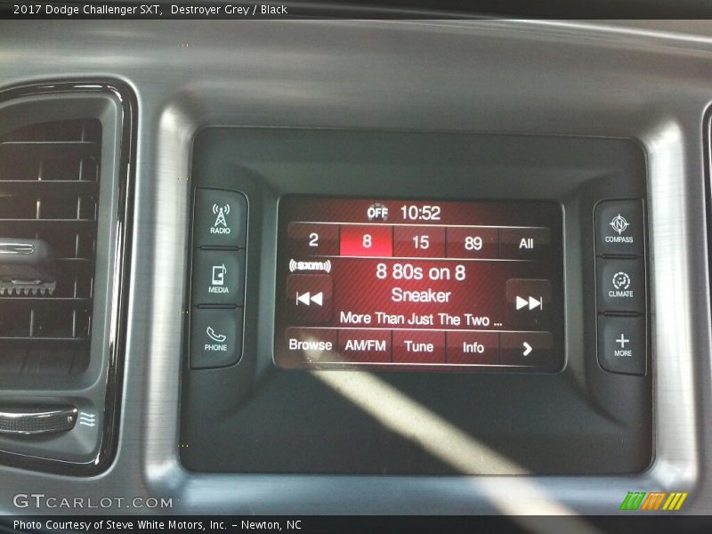 Destroyer Grey / Black 2017 Dodge Challenger SXT
