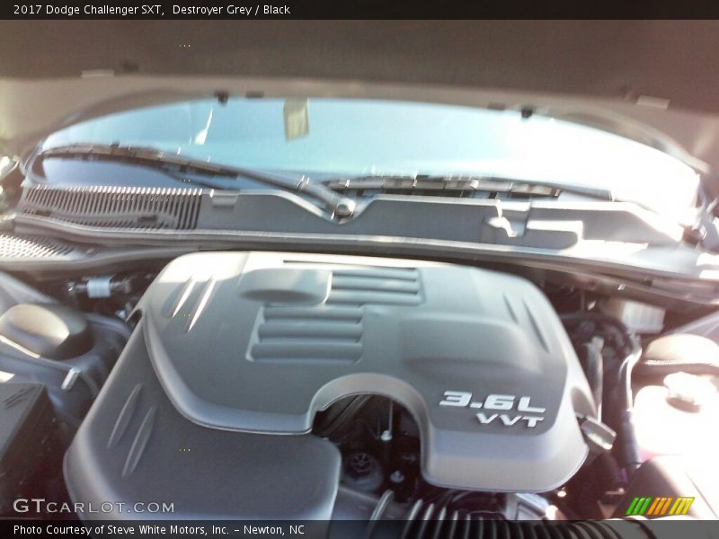 Destroyer Grey / Black 2017 Dodge Challenger SXT
