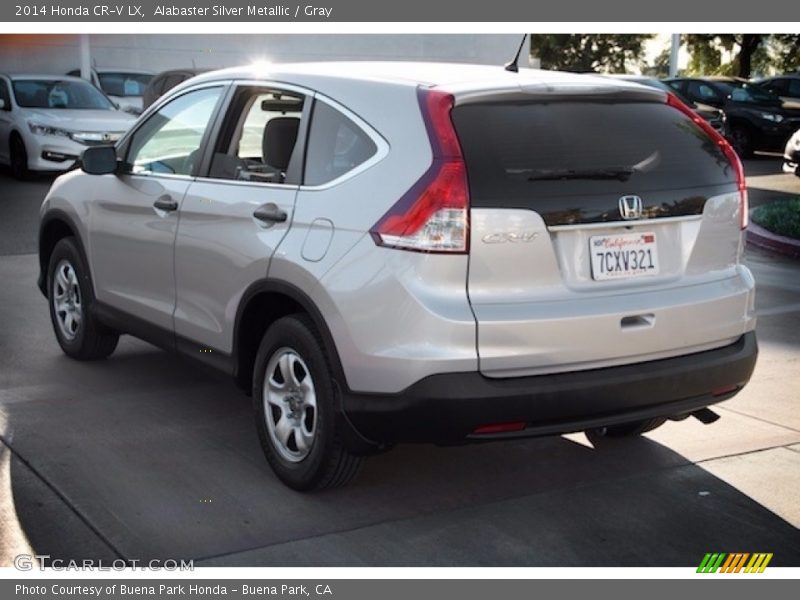 Alabaster Silver Metallic / Gray 2014 Honda CR-V LX