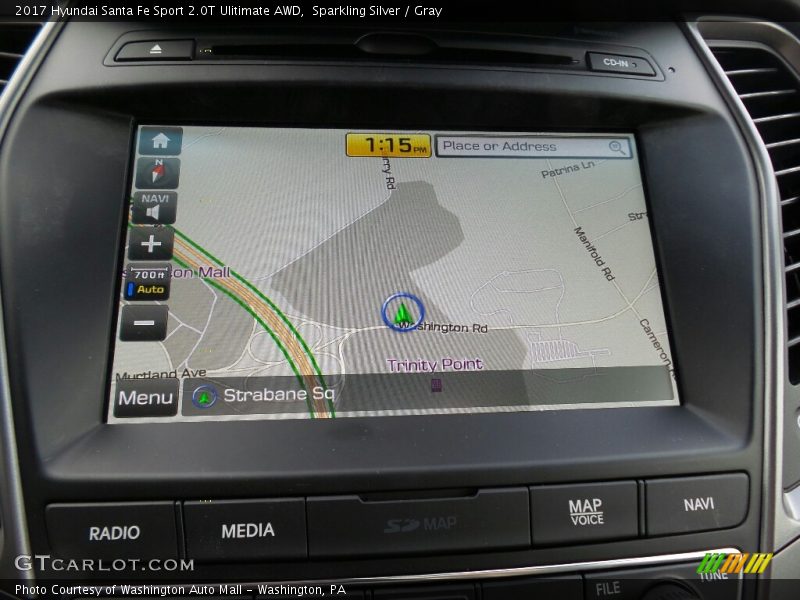 Navigation of 2017 Santa Fe Sport 2.0T Ulitimate AWD