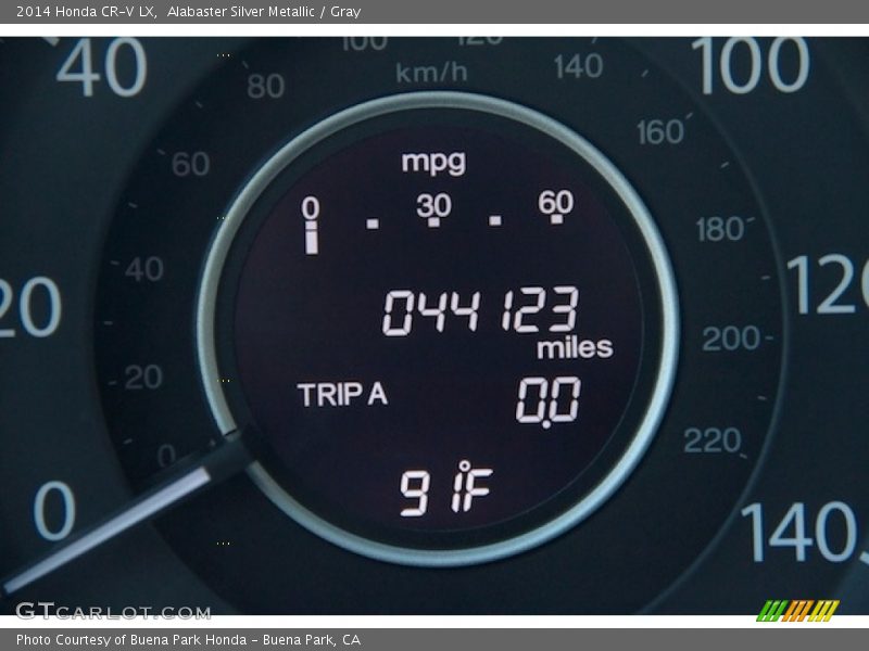 Alabaster Silver Metallic / Gray 2014 Honda CR-V LX