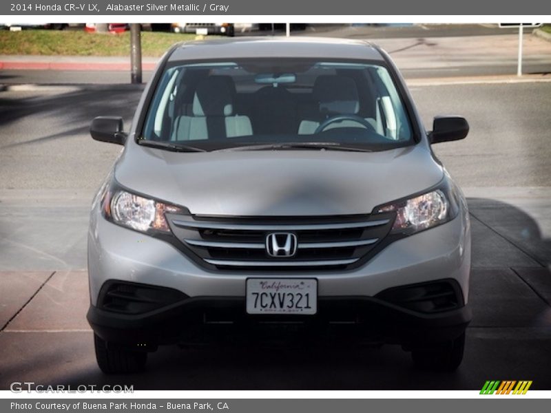 Alabaster Silver Metallic / Gray 2014 Honda CR-V LX