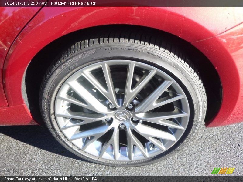 Matador Red Mica / Black 2014 Lexus IS 250 AWD