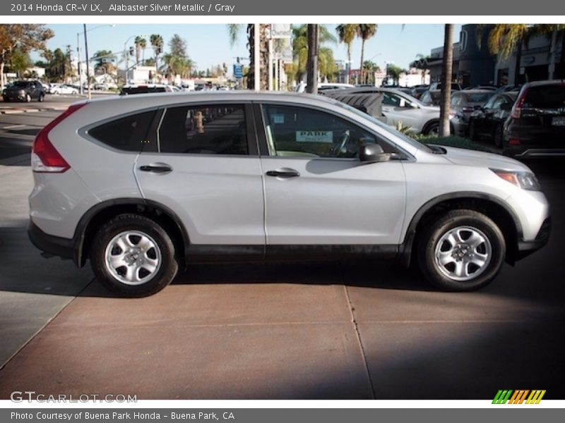 Alabaster Silver Metallic / Gray 2014 Honda CR-V LX