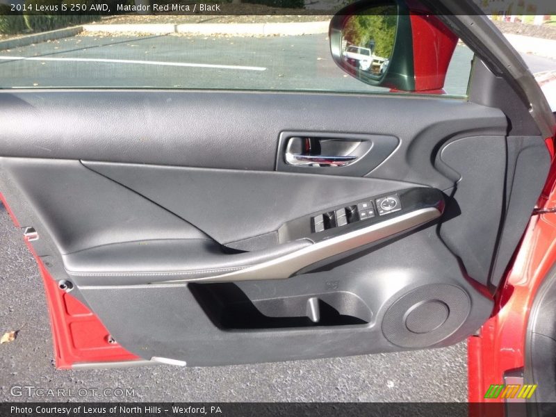 Matador Red Mica / Black 2014 Lexus IS 250 AWD