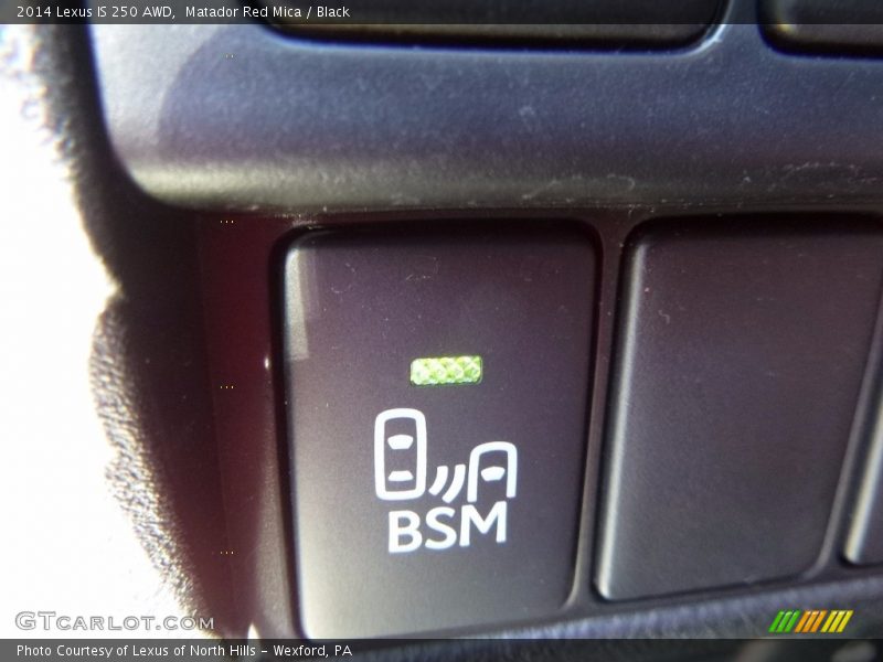 Matador Red Mica / Black 2014 Lexus IS 250 AWD