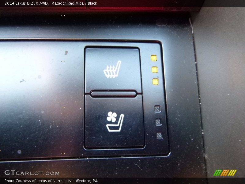 Matador Red Mica / Black 2014 Lexus IS 250 AWD