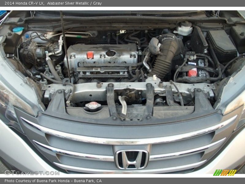 Alabaster Silver Metallic / Gray 2014 Honda CR-V LX