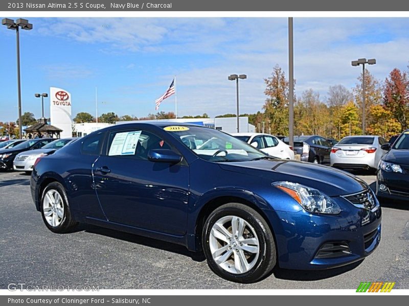 Navy Blue / Charcoal 2013 Nissan Altima 2.5 S Coupe