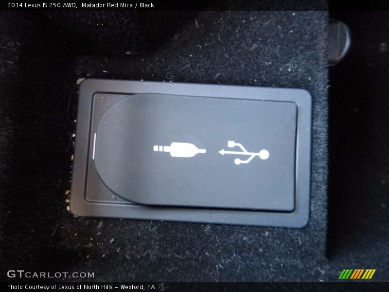 Matador Red Mica / Black 2014 Lexus IS 250 AWD
