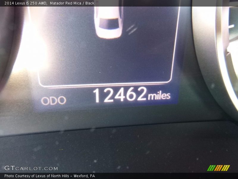 Matador Red Mica / Black 2014 Lexus IS 250 AWD