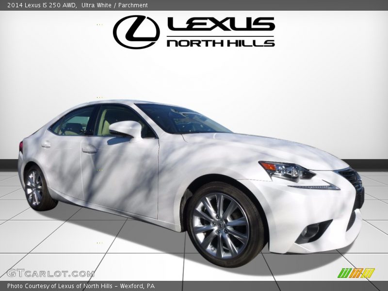 Ultra White / Parchment 2014 Lexus IS 250 AWD