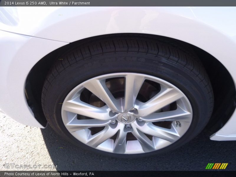 Ultra White / Parchment 2014 Lexus IS 250 AWD