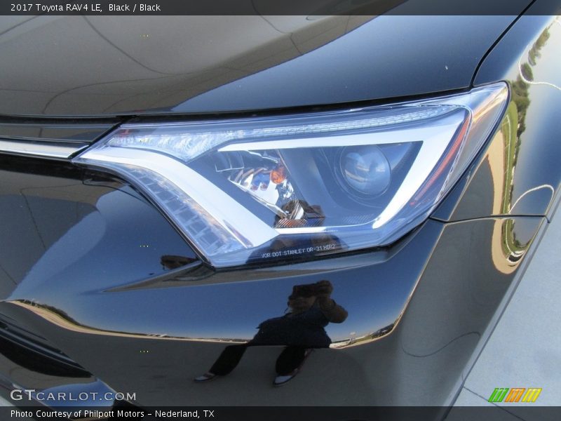 Black / Black 2017 Toyota RAV4 LE