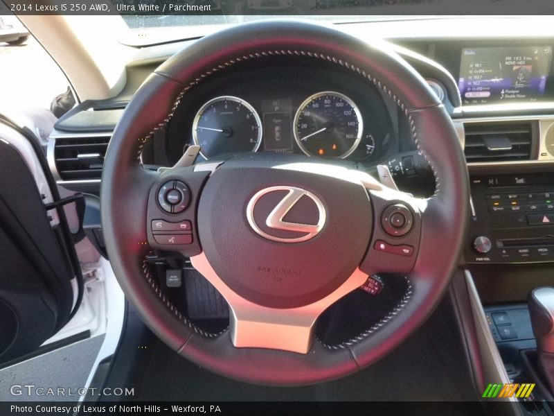 Ultra White / Parchment 2014 Lexus IS 250 AWD