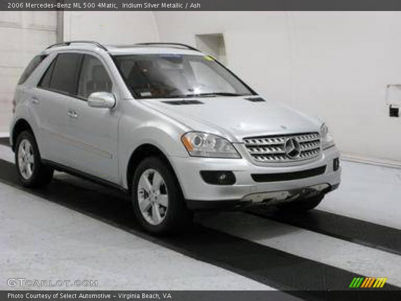 Iridium Silver Metallic / Ash 2006 Mercedes-Benz ML 500 4Matic