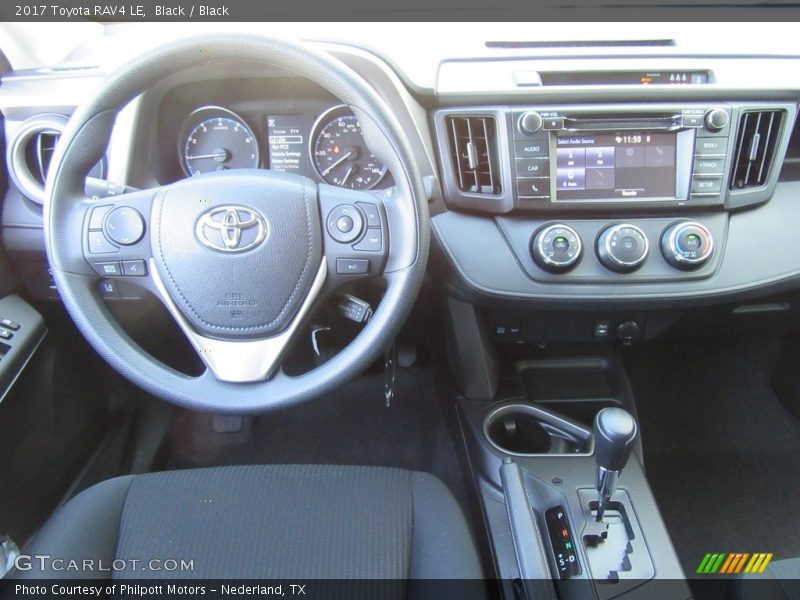 Dashboard of 2017 RAV4 LE