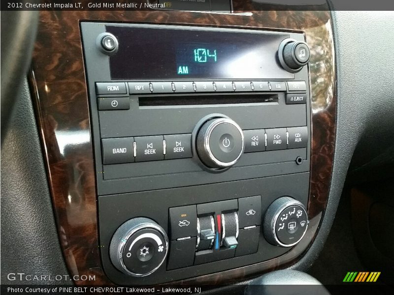 Gold Mist Metallic / Neutral 2012 Chevrolet Impala LT