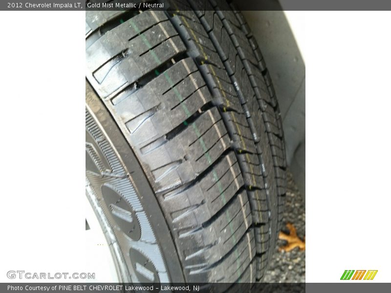 Gold Mist Metallic / Neutral 2012 Chevrolet Impala LT